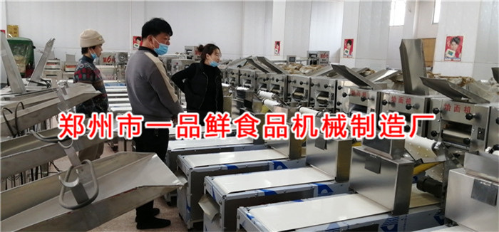 許昌客戶考察5型全套燴面機(圖1)